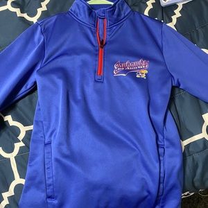 Kansas university quarter zip